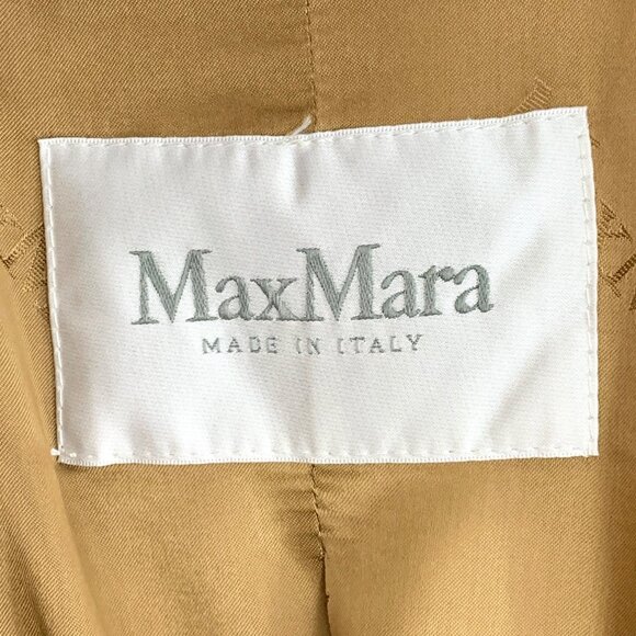 Max Mara Brown teddy camel hair long-sleeve coat - Picture 5 of 6